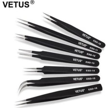 Electrimax Hassas Elektronik Cımbız Seti Antistatik Çelik Tweezer Set