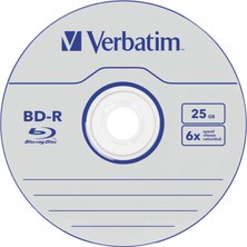 Verbatım Bd-R Sl Satalıfe 25GB 6x 50'li Paket - 43838