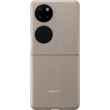 Huaweı P50 Pocket Pu Kılıf - Premium Gri