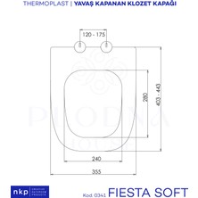 Plodna House Fiesta Soft Yavaş Kapanır Klozet Kapağı