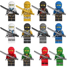 Bvoe 12 Parça Ninjago Mini Figür Seti Kai Jay Sensei Wu Master (Yurt Dışından)