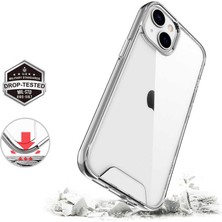 CoverZone Apple iPhone 14 Plus ile Uyumlu Kılıf Gard Silikon Darbe Emici Koruma Şeffaf