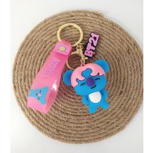 Hd Marketim Bts Koya 3 Boyutlu Silikon Anahtarlık Çanta Süsü Oyuncak Aksesuar