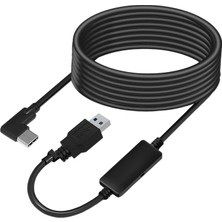 USB - USB C Kablosu /2 Dayanıklı Siyah Için Yüksek Hızlı Veri Aktarımı