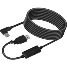 USB - USB C Kablosu /2 Dayanıklı Siyah Için Yüksek Hızlı Veri Aktarımı