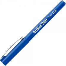 Artline : 200N Fine Keçe Uçlu Yazı Kalemi : 0,4 mm : Mavi