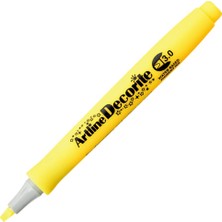 Artline : Decorite Chisel Type Kesik Uçlu Marker : 3,00 mm : Sarı