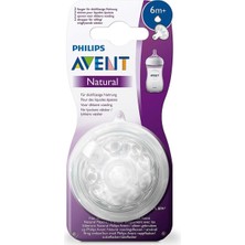 Philips Avent Natural Yoğun Akış Y Kesim +6 Ay 2li Biberon Emziği