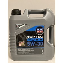 LIQUI MOLY TOP TEC 4600 TAM SENTETİK 5W30 MOTOR YAĞI 4 LİTRE (2022 ÜRETİM)