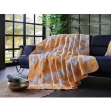 Doqu Home Origami Tek Kişilik Battaniye - Sarı