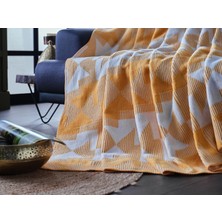Doqu Home Origami Tek Kişilik Battaniye - Sarı