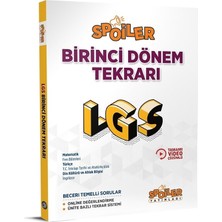 Spoiler Yayınları 8. Sınıf LGS 1. Dönem Tekrar Soru Bankası