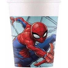 Balonevi Dzc Kuzenler Avm Spiderman Plastik Karton Bardak 8'li