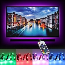 Dora Led Televizyon Monitör Arkası Kumandalı Rgb Şerit LED 3 Metre