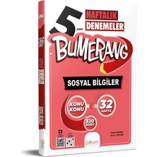 Günay Yayınları 5.Sınıf Bumerang 32 Haftalık Sosyal Bilgiler Denemeleri