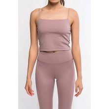 Legginup Rose Kadın Askılı Crop Top - Lones