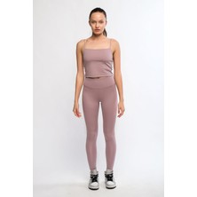 Legginup Rose Kadın Askılı Crop Top - Lones