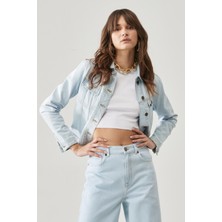 Lee Kadın Regular Fit Rider Jean Ceket