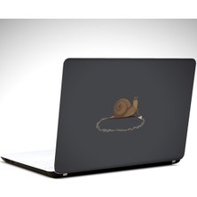 Salyangoz Minimal Laptop Sticker