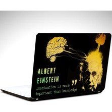 Albert Einstein Laptop Sticker