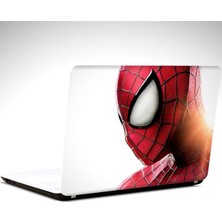 Spider Man Beyaz Laptop Sticker