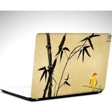 Chinese Bird Laptop Sticker