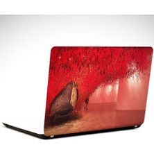 Kırmızı ve Sandal Laptop Sticker