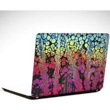 Canlı Renkler Soyut Laptop Sticker