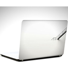 Merdiven Minimal Laptop Sticker