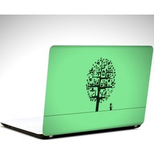 Dekolata Kuşlar Minimal  Laptop Sticker