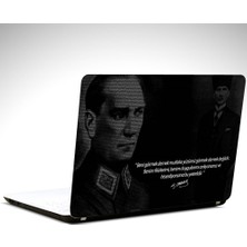 Portre Ataturk Laptop Sticker