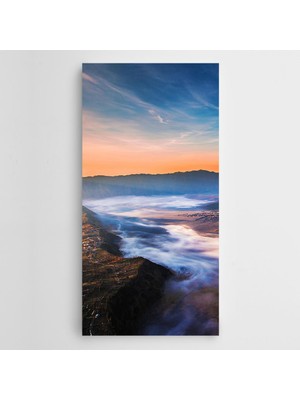 Dekolata Vadi Üzerinde Sisler Kanvas Tablo