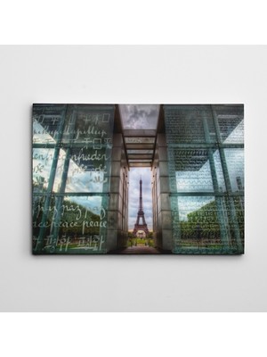 Dekolata Eyfel Kulesi 3 Kanvas Tablo