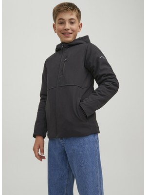 Jack & Jones Siyah Erkek Çocuk Mont Jcoaır Softshell Jnr