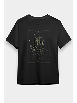 Tişört Fabrikası Astrolog Siyah Unisex T-Shirt