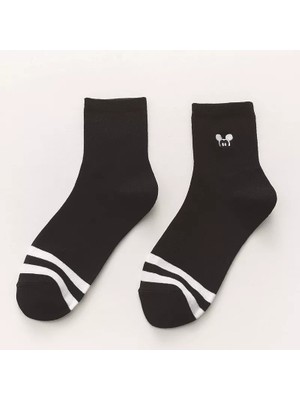 Worthy Socks 8'li Unisex Desenli Karekterli Kolej Spor Çorap