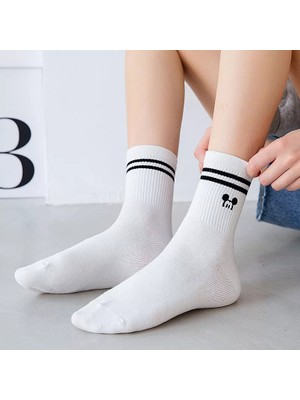 Worthy Socks 8'li Unisex Desenli Karekterli Kolej Spor Çorap