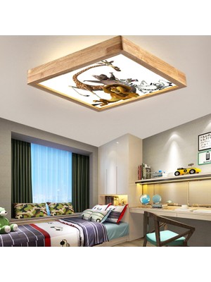 Wood Design World Ahşap Çerçeve Çocuk Odası LED Aydınlatma