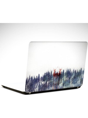 Dekolata Geyikler Laptop Sticker
