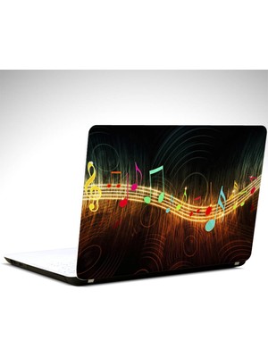 Dekolata Notalar Laptop Sticker