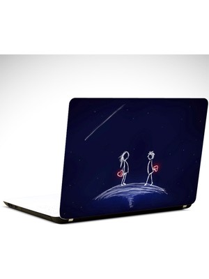 Dekolata Kalpler Laptop Sticker