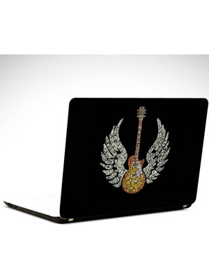 Dekolata Gitar Kanatlar Laptop Sticker