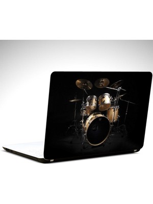 Dekolata Drum Set Laptop Sticker