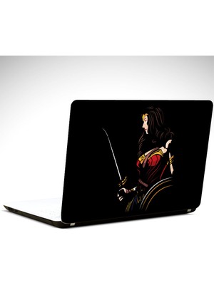 Dekolata Wonder Woman Minimal Laptop Sticker
