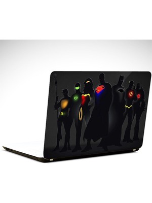 Dekolata Fantastik Kahramanlar Laptop Sticker