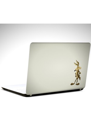 Dekolata Wili E Coyote Minimal  Laptop Sticker