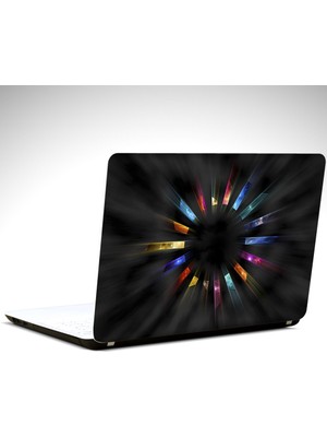 Dekolata Sonsuzluk Renkler Laptop Sticker