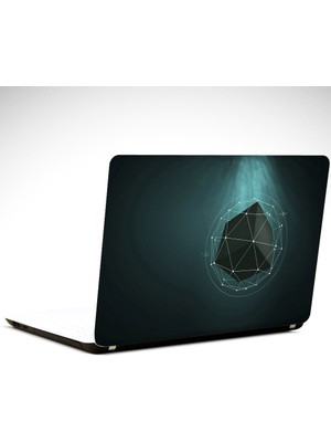Dekolata Küp Geometri Laptop Sticker