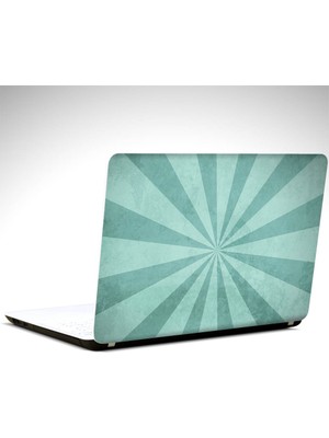 Dekolata Retro Mavi Laptop Sticker