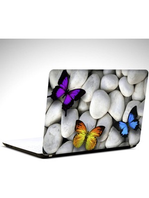 Dekolata Renkli Kelebekler Laptop Sticker